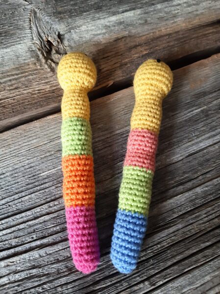 LaLu grabulis Tārpiņš smaganiņu masētājs mazuļiem