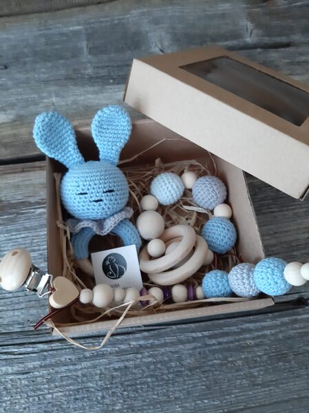 Grabuļīšu komplekts jaundzimušajam. Pirmā mazuļa rotaļlieta. Dabīga. Graužamas. 