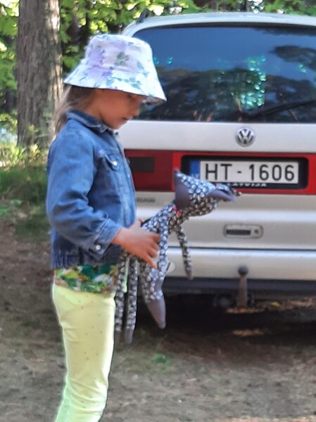 Satikšanās ar lapsiņu "Pupiņu"!