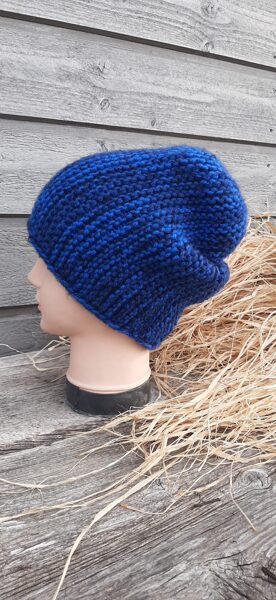 Raibi zila Lalu cepure vīriešu, sieviešu, jauniešu - silta, mīksta, kvalitatīva, patīkama. Cepures visai ģimenei!