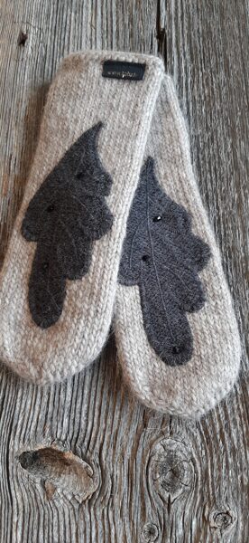 Silti, mīksti, patīkami dūraiņi "Ozollapu spēks". Adīti rokām no kvalitatīvas alpakas un merīno dzijas. Ziemas dūraiņi.