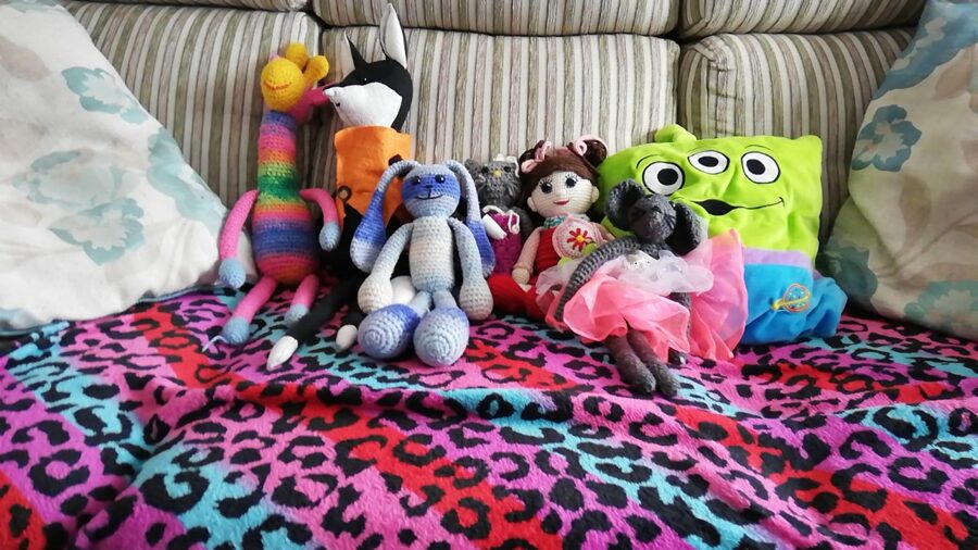 LaLu rotaļlietu kolekcija meitenītei Anglijā. Katros svētkos pa dāvanai no vecmāmiņas.